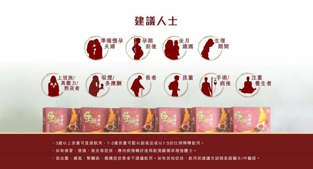 王朝美麗四物滴雞精（常溫版 – 10包裝）